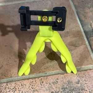 Neon Green Adjustable Smartphone Tripod